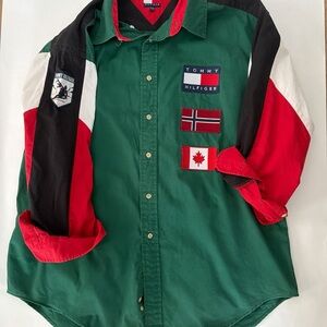 Tommy Hilfiger Colorblock Flag Shirt